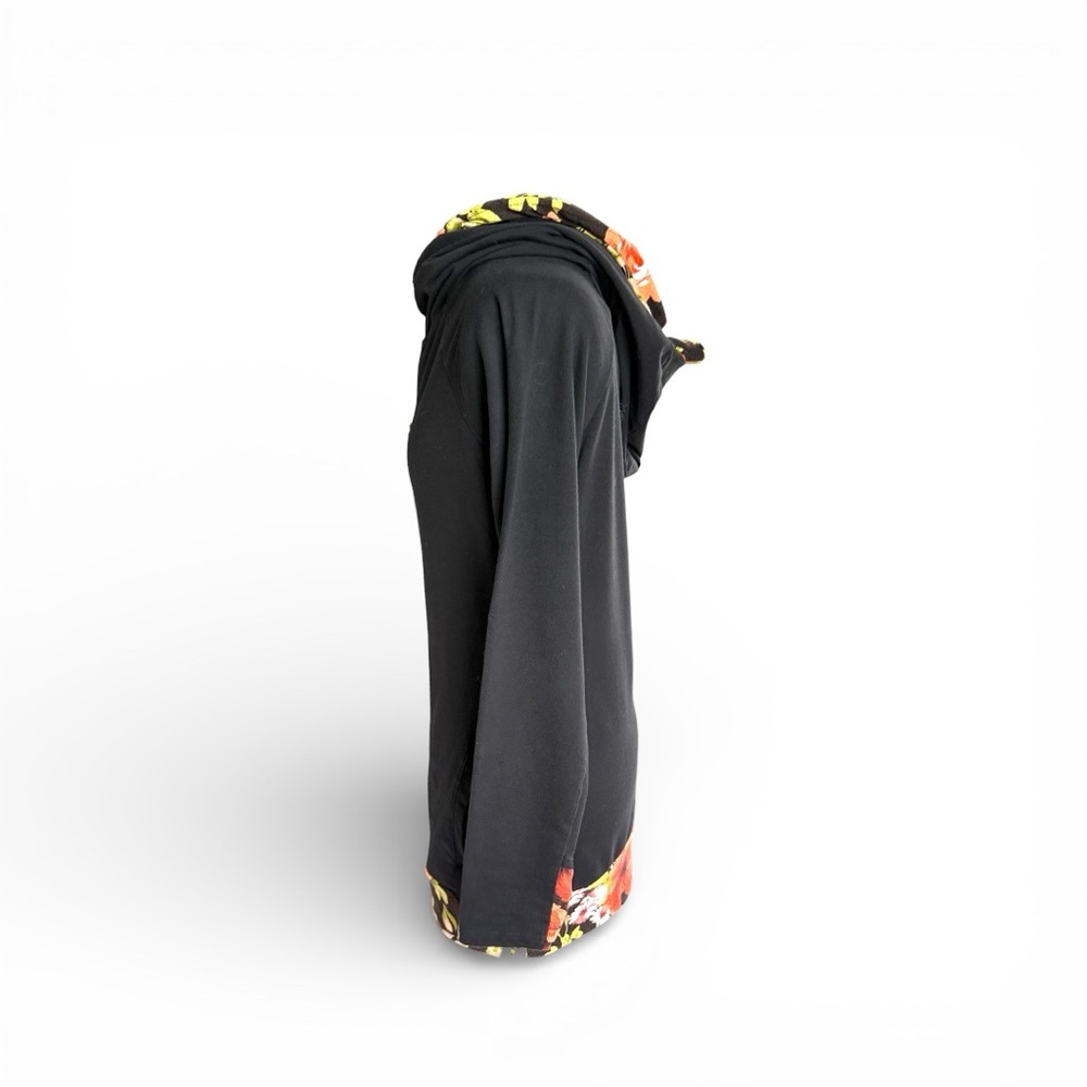 AMPERSAND AVE Black and Orange Floral hoodie - Picture 5 of 7
